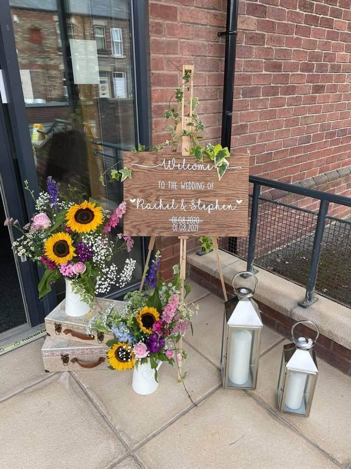 wedding flowers burscough church
